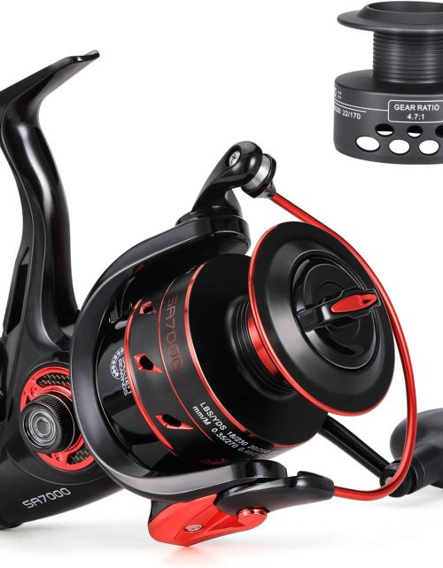 Sougayilang Carp Spinning Reel Carbon Fiber Drag for Fishing Action Bait Feeder Standard Fishing Reel Runner for Freshwater